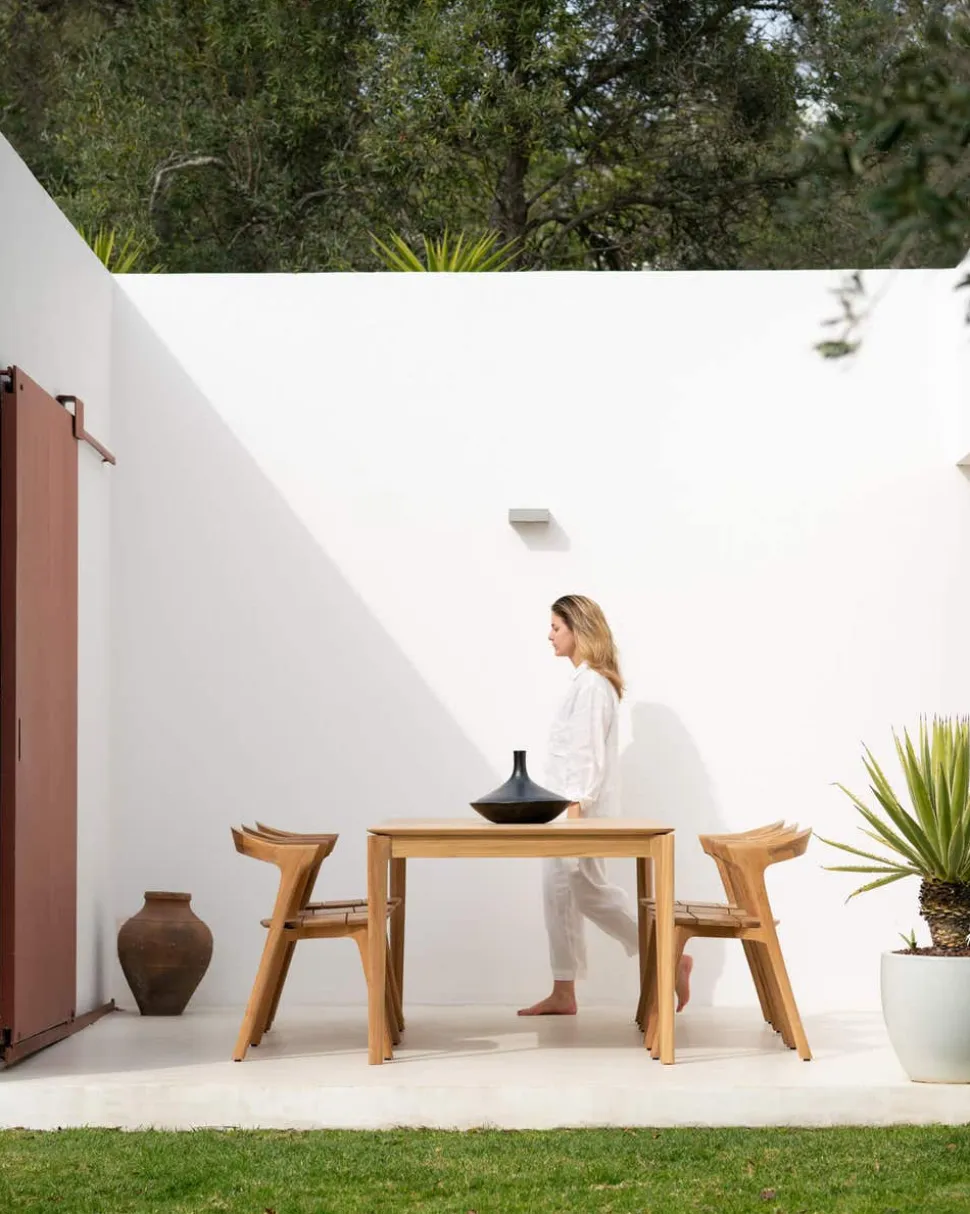 Bok Outdoor Stol | Svartlack, Mocha
