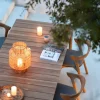 Bok Outdoor Stol | Svartlack, Off White
