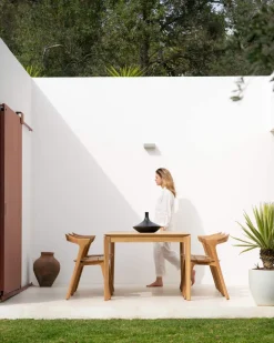 Bok Outdoor Stol | Teak, Mocha