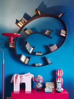 Bookworm Bokhylla 11 Svart Guld