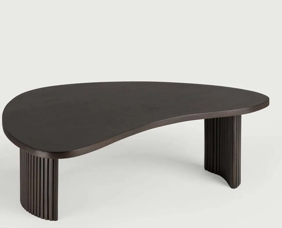 Boomerang Soffbord 90x61 | Brun Mahogny