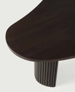 Boomerang Soffbord 126x74 | Brun Mahogny