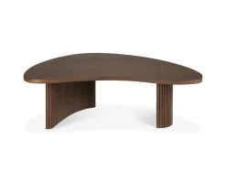 Boomerang Soffbord 90x61 | Brun Teak