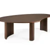 Boomerang Soffbord 126x74 | Brun Teak
