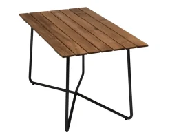 Bord B25A | Teak, Svart