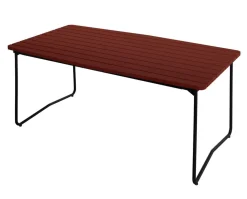 Bord B31 170 | Mörkröd Lackad Ek, Svart