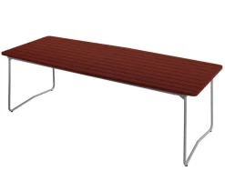 Bord B31 230 | Mörkröd Lackad Ek, Varmförzinkat