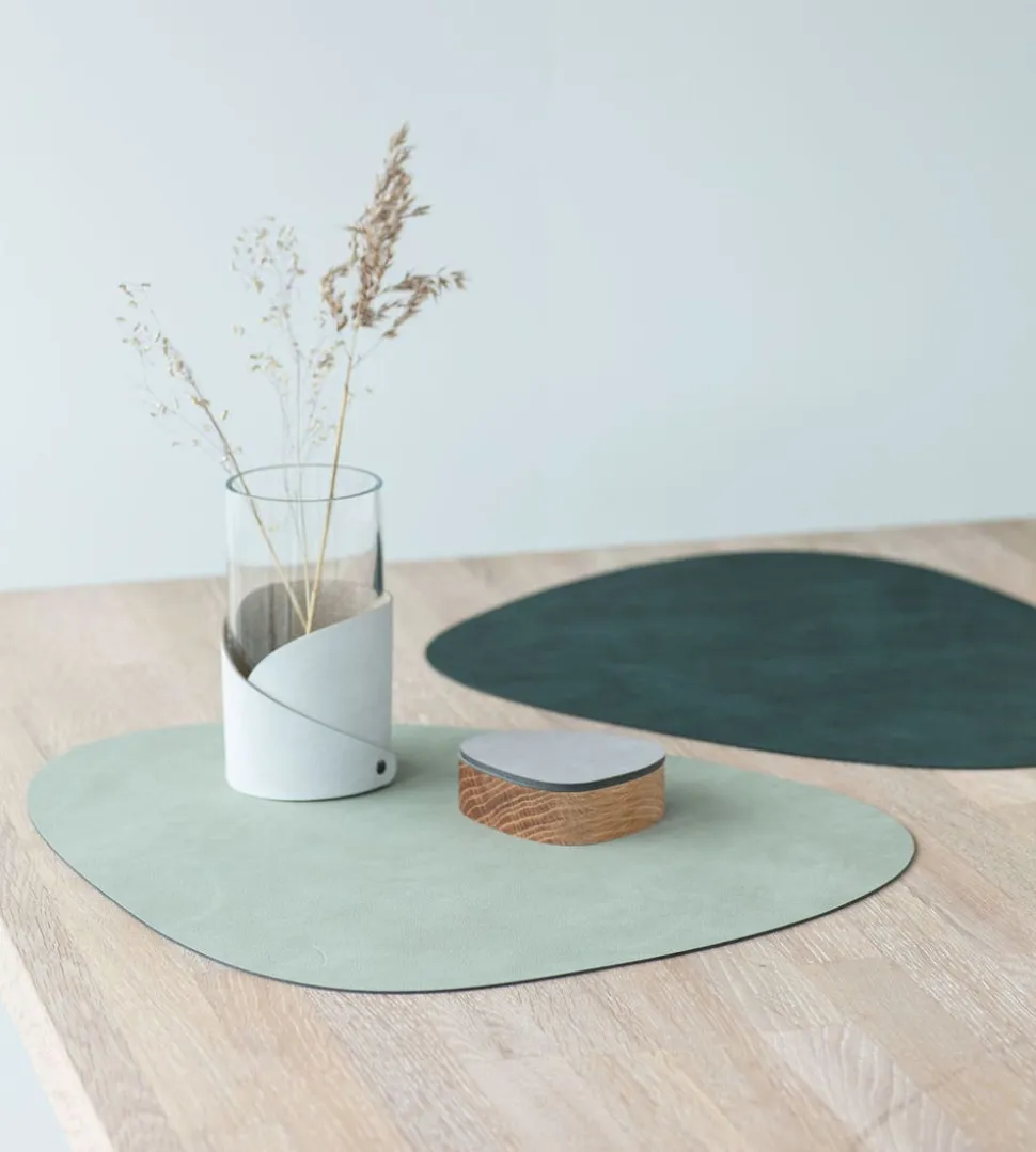 Bordstablett Curve Dubbelsidig | Dark Green/Olive Green
