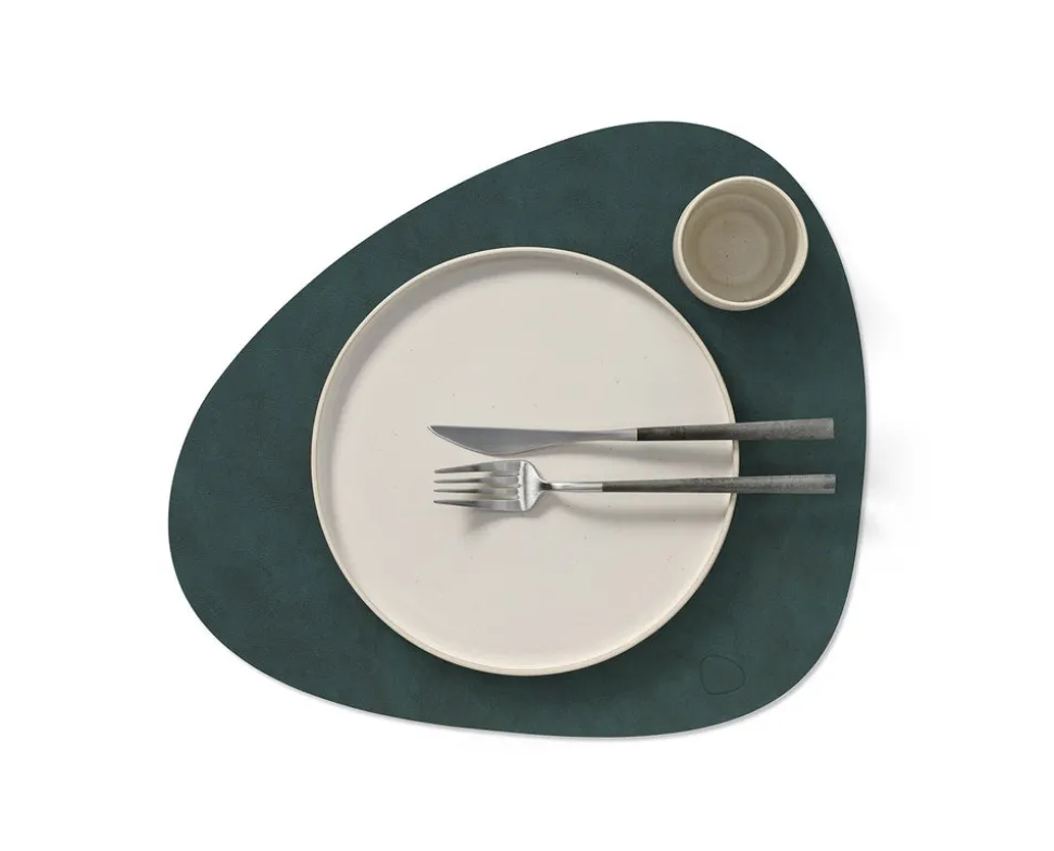 Bordstablett Curve Dubbelsidig | Dark Green/Olive Green