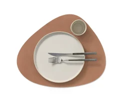 Bordstablett Curve Dubbelsidig | Truffle/Old Rose