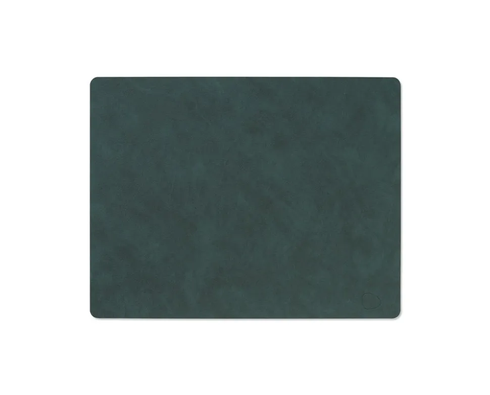 Bordstablett Square Dubbelsidig | Dark Green/Olive Green