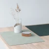 Bordstablett Square Dubbelsidig | Dark Green/Olive Green