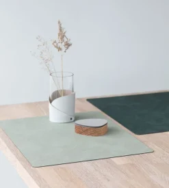 Bordstablett Square Dubbelsidig | Dark Green/Olive Green