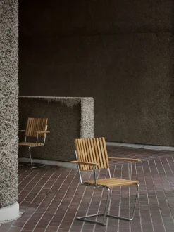 Bovik Fåtölj | Teak, Varmförzinkat