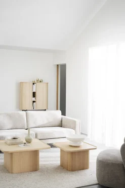 Braden Soffa 3-sits | Ljusbeige, Brun ek