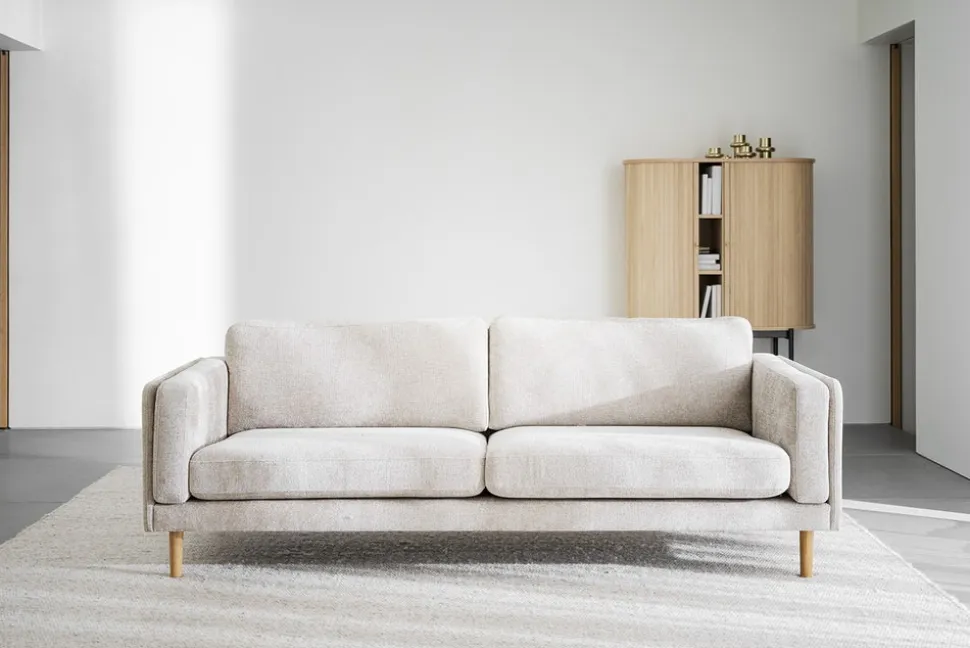 Braden Soffa 3-sits | Ljusbeige, Ek