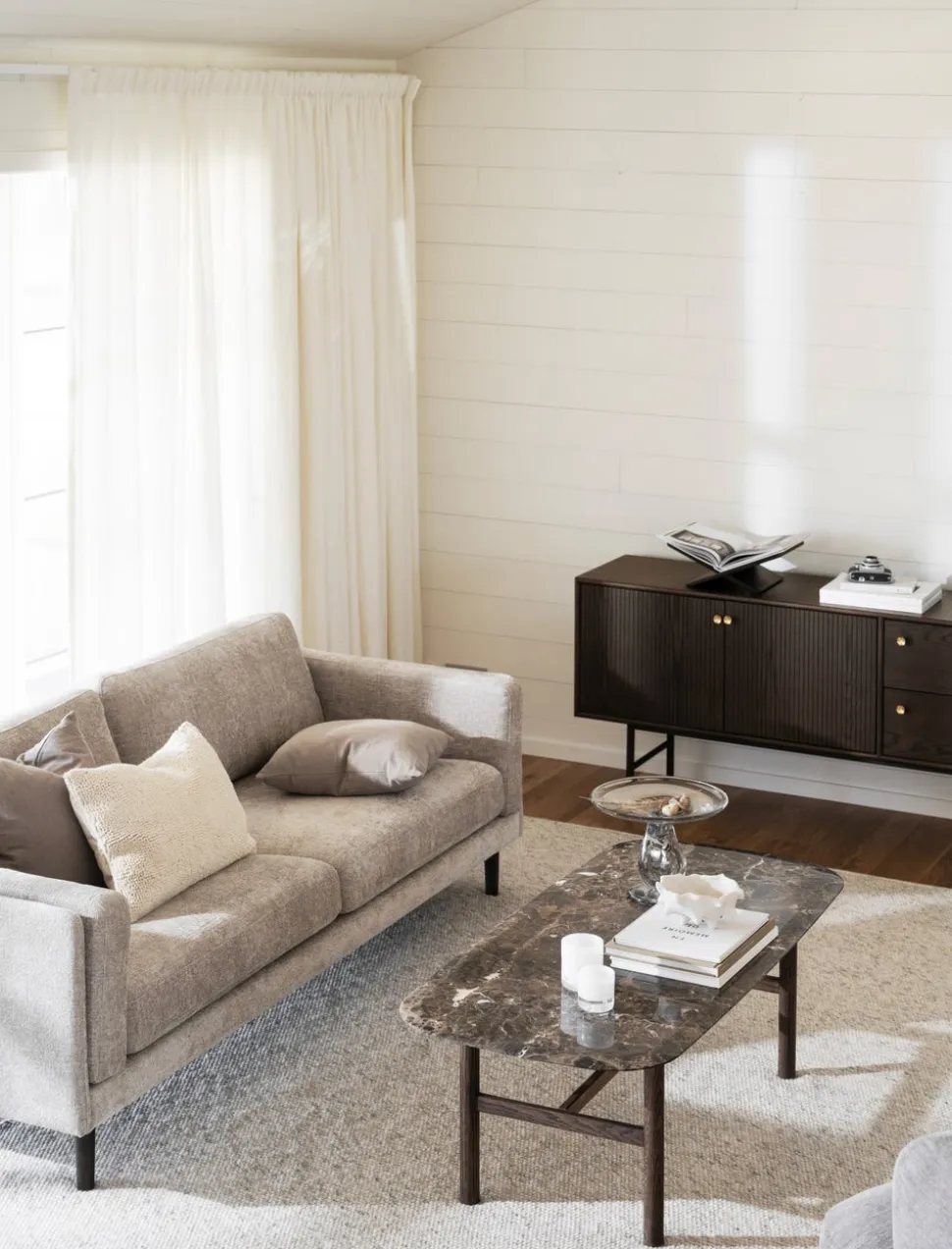 Braden Soffa 3-sits | Ljusbeige, Ek