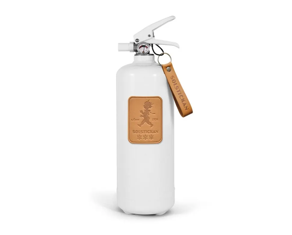 Brandsläckare Ljusbrunt Läder 2 kg