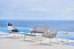 Breeze 2-sits Soffa | White/Grey