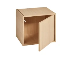 Bricks Modul Cube Dörr Höger | Vitpigmenterad Ek