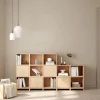 Bricks Modul Cube Öppen | Vitpigmenterad Ek