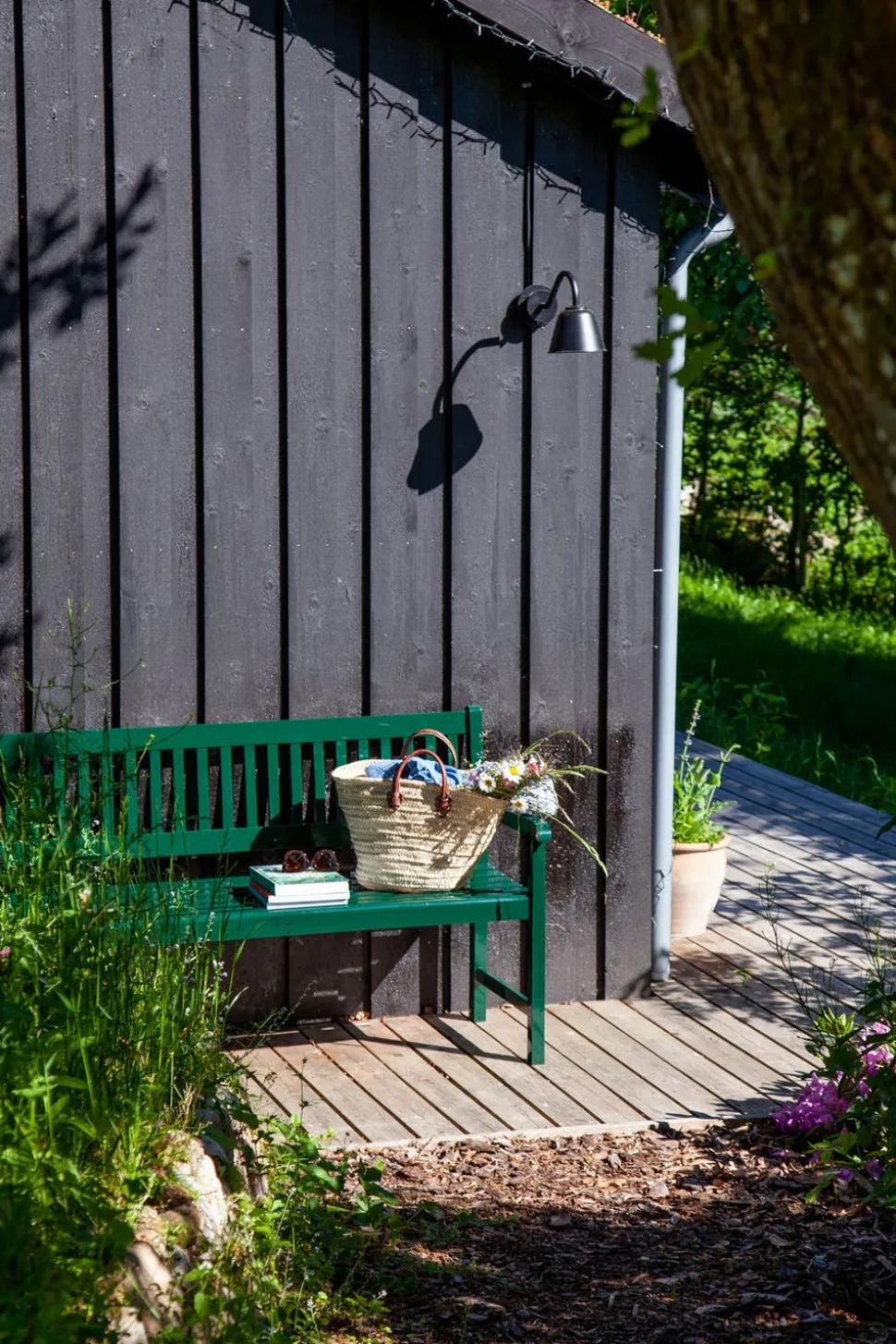 Brighton Bänk 108 | Grönmålad Mahogny