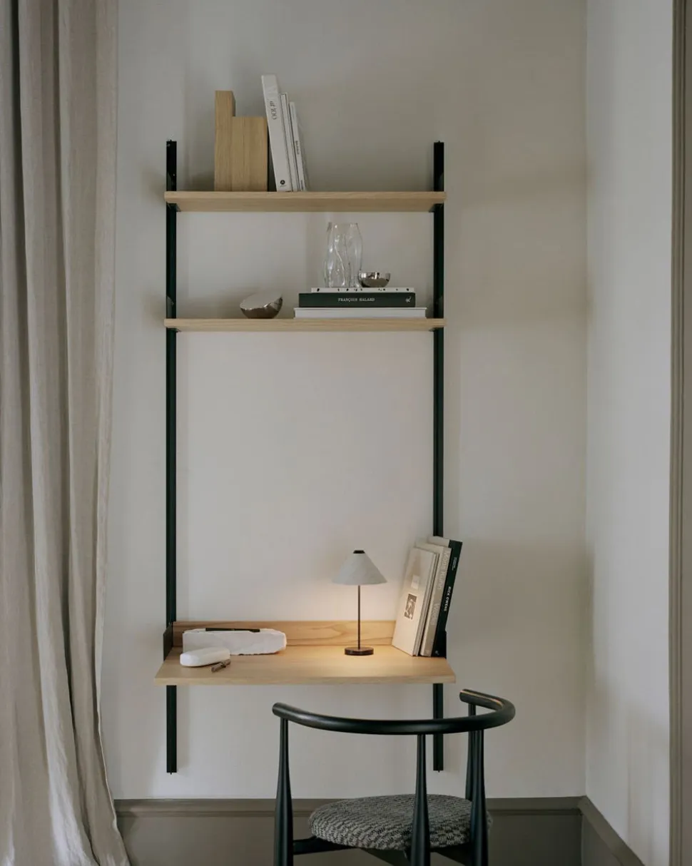 Brolly Portabel Bordslampa | Beige Canvas