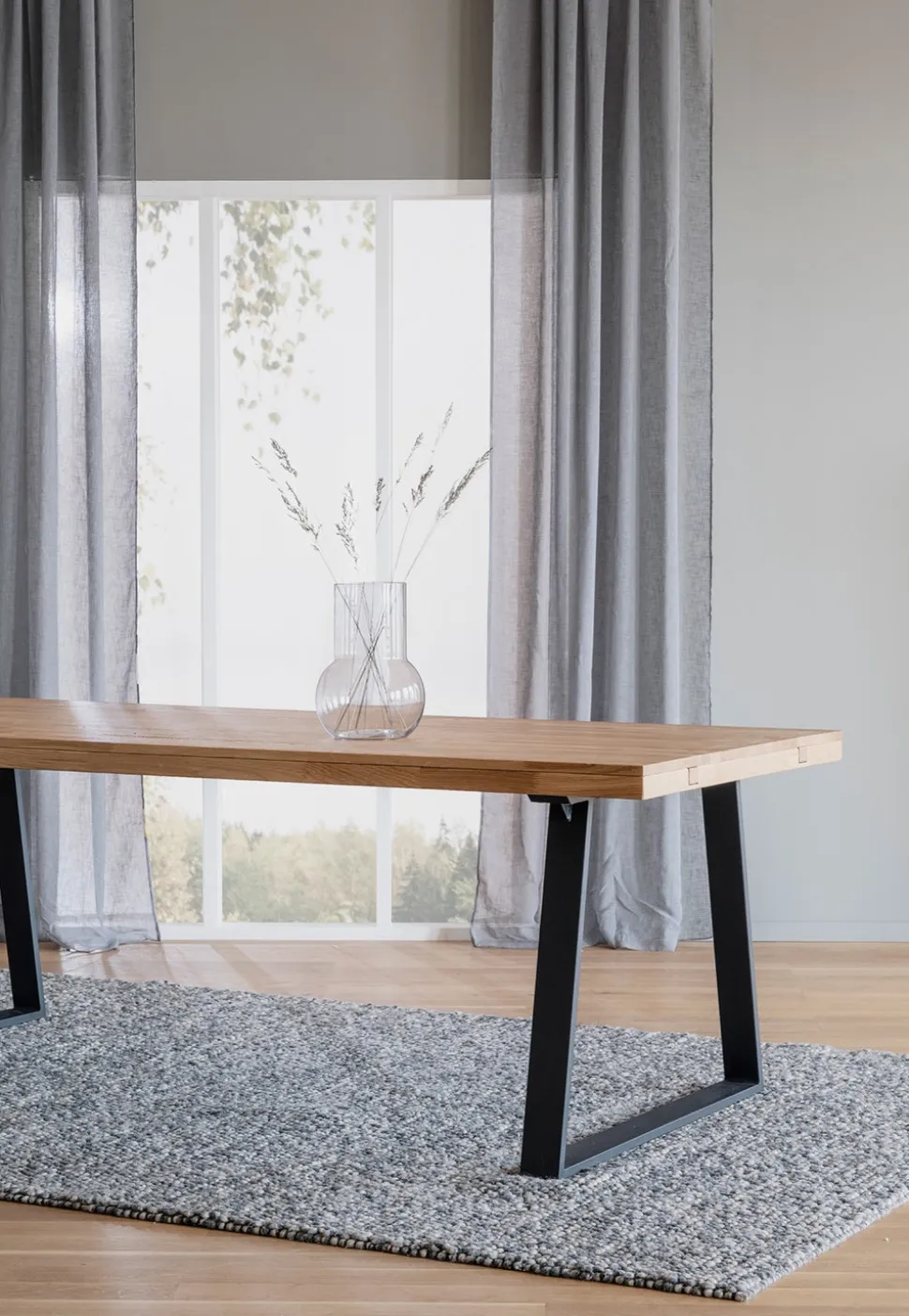 Brooklyn Matbord 220 Ek | U-stativ