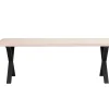 Brooklyn Matbord 220 Vitpig | X-stativ