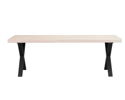 Brooklyn Matbord 220 Vitpig | X-stativ