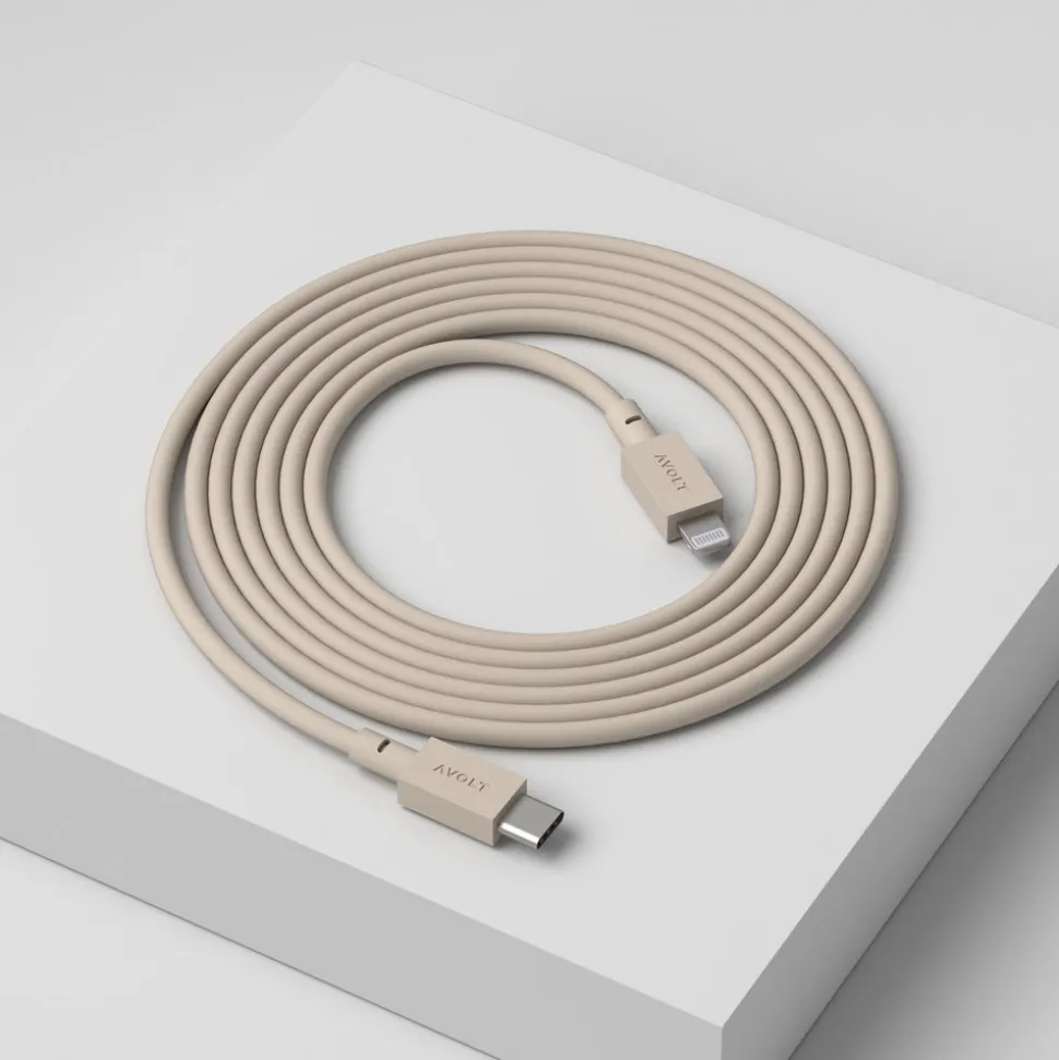 Cable 1 USB-C till Lightning Kabel | Beige