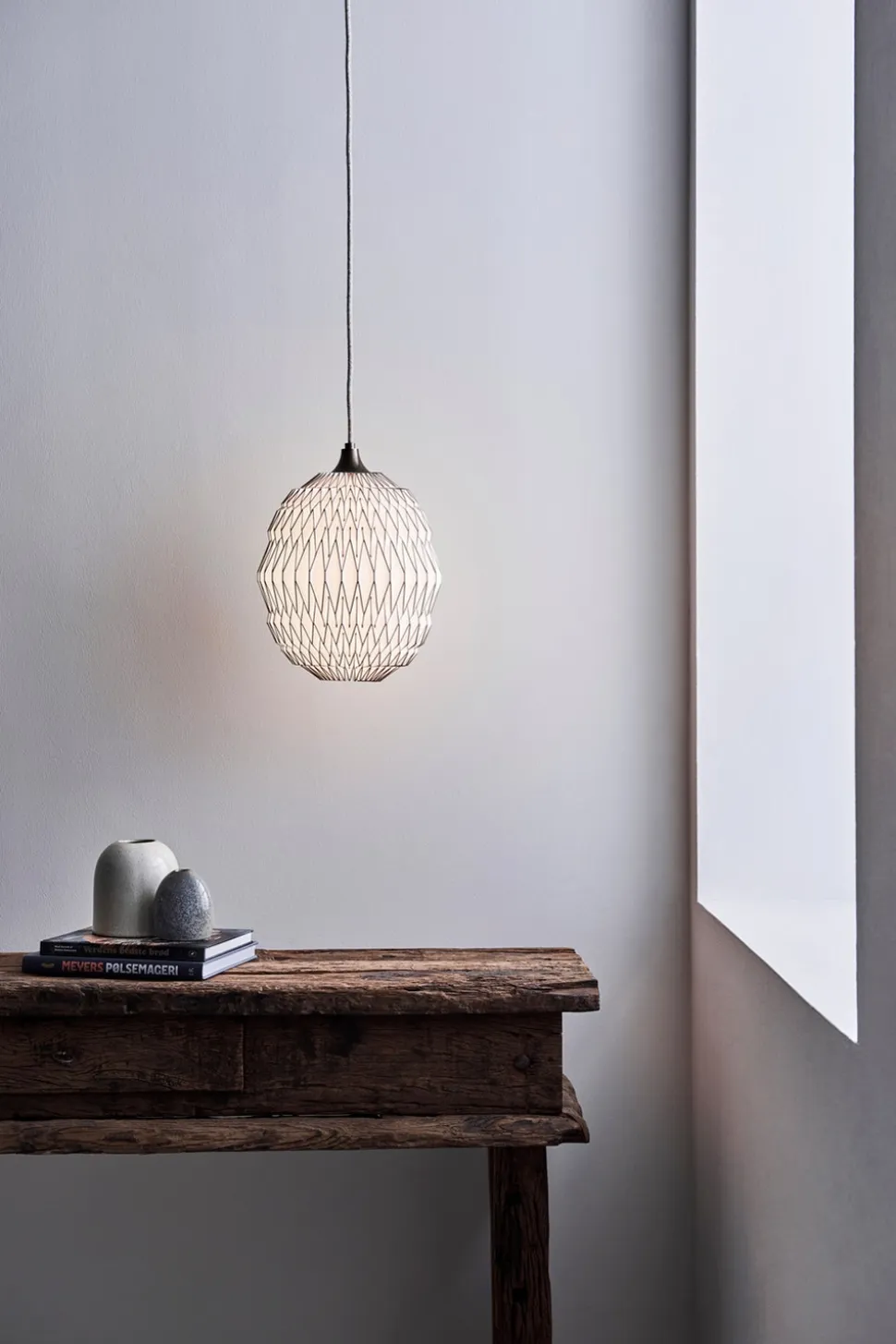 Caleo 1 Pendel | White, Bronze