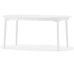 Carl Bord Ø 115 | Delad Skiva, Björk Vit 21
