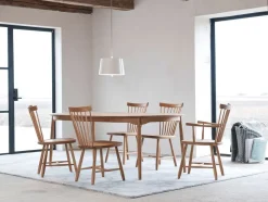Carl Bord Ø 115 | Delad Skiva, Vitoljad Björk