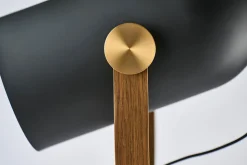 Carronade II Golvlampa | Rökt Ek/Mässing