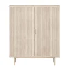 CASØ 330 Highboard | Trädörr | Vitoljad Ek