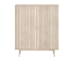 CASØ 330 Highboard | Trädörr | Vitoljad Ek