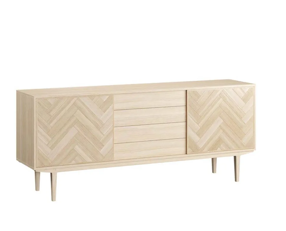 CASØ 901 Skänk | 194 cm | Fiskbensdörrar