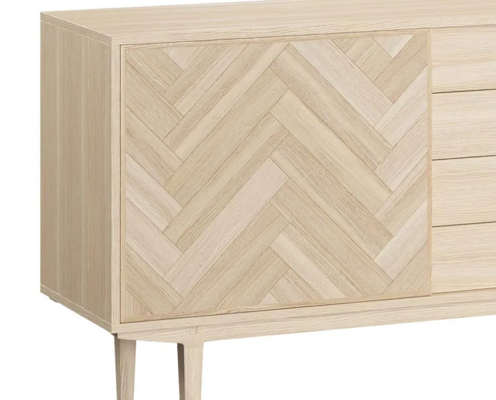 CASØ 901 Skänk | 194 cm | Fiskbensdörrar