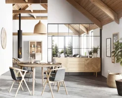 CASØ 901 Skänk | 194 cm | Glasdörrar