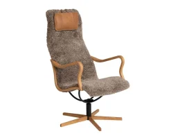 Chic Fåtölj | Metall, Läder