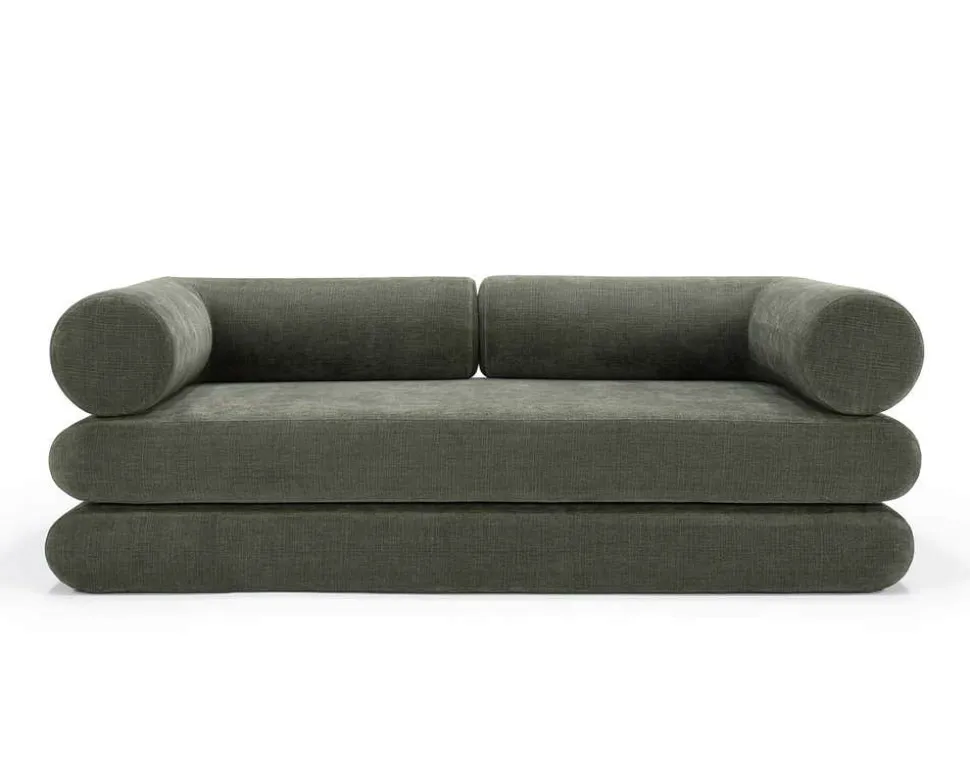 Circlus Bäddsoffa L-kuddar | 413 Esina Olive Green
