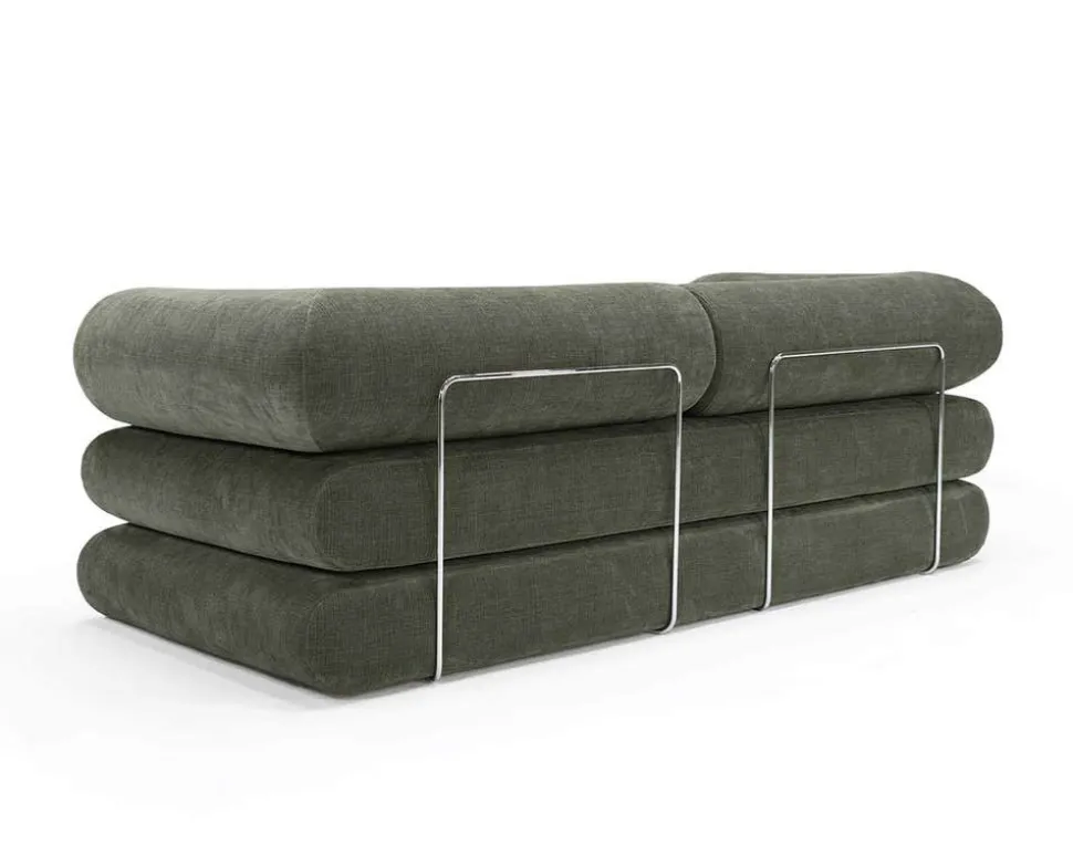Circlus Bäddsoffa L-kuddar | 413 Esina Olive Green