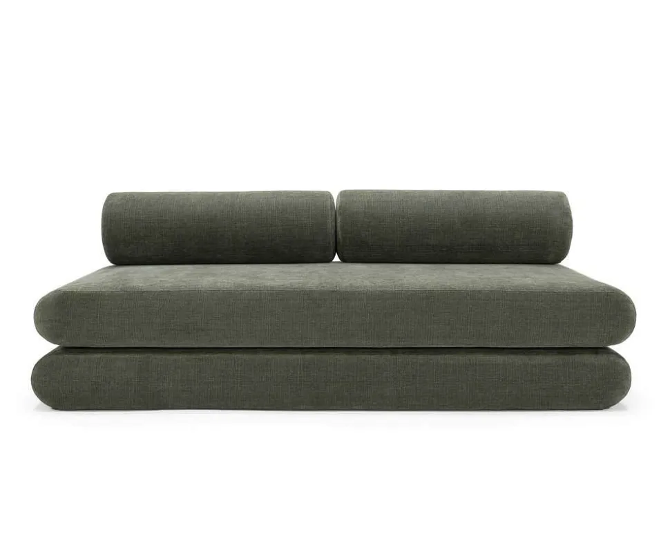 Circlus Bäddsoffa Runda Kuddar | 413 Esina Olive Green