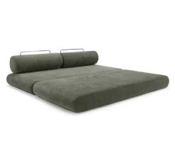 Circlus Bäddsoffa Runda Kuddar | 413 Esina Olive Green