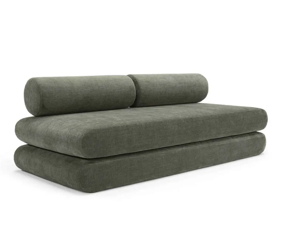 Circlus Bäddsoffa Runda Kuddar | 413 Esina Olive Green