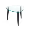 Clear Soffbord 55 | Svartbetsad Ek