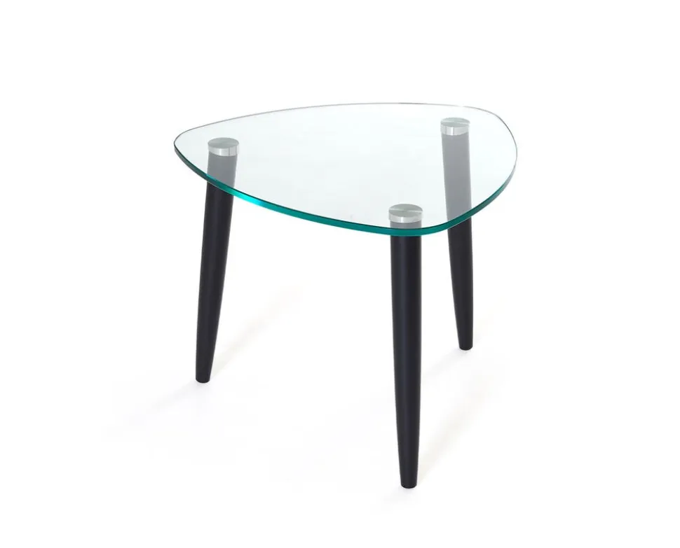 Clear Soffbord 55 | Svartbetsad Ek