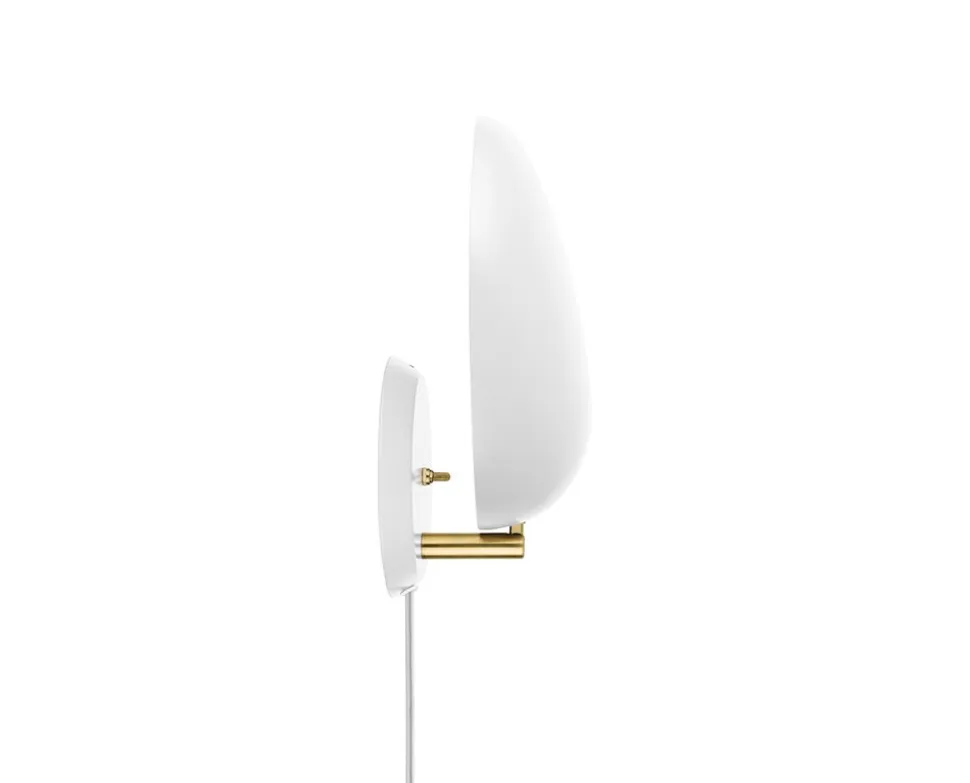 Cobra Vägglampa Utvändig Kabel Vit