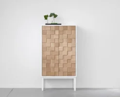 Collect 2016 Skåp Högt | Vitpigmenterad Ek